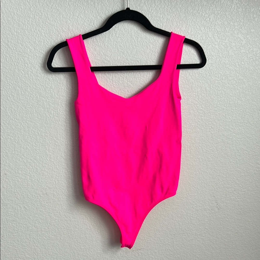 Free People Pink Bodysuit